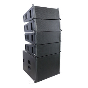 Système de sonorisation LA25 avec deux enceintes line array de 5,25 pouces et un caisson de basses passif de 12 pouces pour salles de théâtre et concerts - Product Image 1