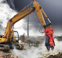 Cisaille hydraulique de démolition à lame résistante à l'usure pour excavatrice de 17 à 25 tonnes