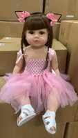 Adorables Poupées Bébés Reborn en Vinyle Corps Entier de 48-55 cm, Jouets de Simulation Réalistes pour Filles