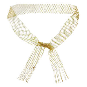 18K oro sólido Lariat delicado collar cadena suave estilo casual gargantilla fina para regalo estilo casual encanto collar - Product Image 1