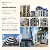 Peinture en pierre liquide effet granit, résistante aux intempéries, finition texturée décorative pour projets muraux extérieurs résidentiels et commerciaux