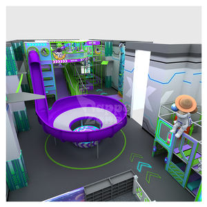 Set <span class=keywords><strong>de</strong></span> Escalada en <span class=keywords><strong>Roca</strong></span> para Interiores, Centro <span class=keywords><strong>de</strong></span> Juegos con Juegos Interactivos y Tobogán para Niños - Product Image 4