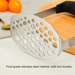 Meilleures ventes 2026 : Presse-purée en acier inoxydable, ustensile de cuisine manuel pour légumes, idéal pour la maison - Product Image 6