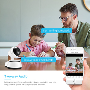 Baby Monitor <span class=keywords><strong>V380</strong></span> <span class=keywords><strong>Cam</strong></span> 720 1080p Wifi IP camera with motion sensor Alarm 360 domestic surveillance monitoring CORDLESS PTZ P2P - Product Image 6