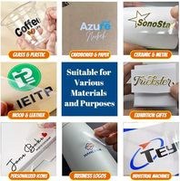Etiqueta de Cristal con Logotipo en Lámina Dorada Impermeable, Adhesivo de Transferencia UV DTF para Botellas de Vidrio y Metal, Embalaje de Marca