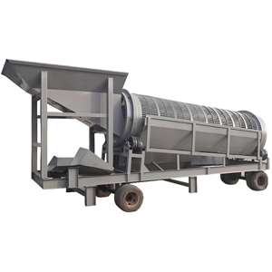 Meilleur Prix – Crible vibrant circulaire mobile en acier pour <span class=keywords><strong>compost</strong></span> et terre de surface, haute efficacité, garantie 1 an – Pour l'extraction minière - Product Image 4