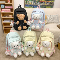 Mochilas Escolares Modernas para Niñas al por Mayor, Bolsos de Muñecas para Estudiantes de Primaria y Secundaria de Alto Nivel Estético