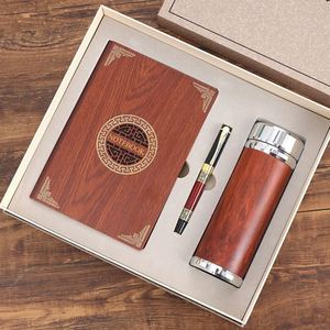 2026 Trending Eco-friendly Bamboo Gift Set Items Journal Notebook Gifts Craft Paper Notebooks with Pen Business Office <b>Bottle</b> - Product Image 2