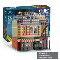 Xmork Friends, Bloques de Construcción del Apartamento de The Big Bang Theory, Juguete Educativo de Plástico, Modelo de la Serie de TV