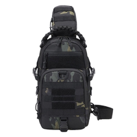Sac à dos de camping en plein air unisexe, pour sports, randonnée, escalade, cyclisme, pêche, tactique MOLLE, imperméable, camouflage, 36-56L