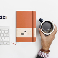 Agenda personnalisé 2026 en tissu/PP avec reliure spirale, vue hebdomadaire/mensuelle, boucle pour stylo, poche arrière, 32 pages de notes