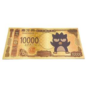 10 banconote souvenir in plastica con animali carini dell'anime giapponese, placcate in oro, da collezione - Product Image 4