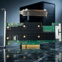 Tarjeta Controladora RAID Broadcom MegaRAID 9660 16i, 4GB de Caché, 24G Tri-Modo, PCIe Gen 4 X8, SFF-8654, Adaptador Interno para Servidor