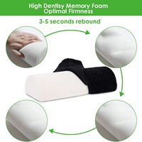 Coussin en mousse à mémoire de forme pour repose-pieds, repose-pieds en demi-lune ergonomique pour le bureau