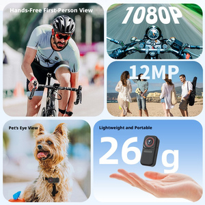 Caméra d'action à la troisième personne portable et mains libres DLC, ultra-compacte (26 g), WiFi, diffusion en direct en temps réel, vidéo HD 1080p, <span class=keywords><strong>photo</strong></span> 12MP - Product Image 3