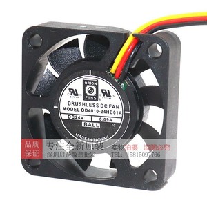 Ventilateur DC sans balais Orion 4010 24V 0.09A 3 fils à roulement à billes pour refroidissement - Product Image 1