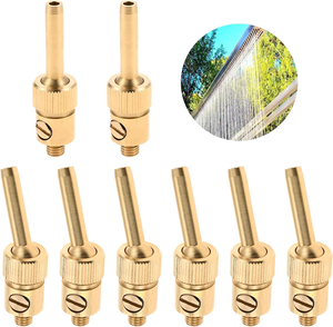 Outdoor Brass Adjustable Atomization <b>Garden</b> Sprinklers <b>Pool</b> Heads Curtain Nozzles - Product Image 2