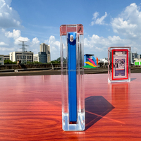 RAY YI Vitrine personnalisée en acrylique transparent Bgs Tcg pour cartes de classement avec protection pare-chocs Vitrine