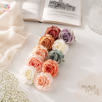 Têtes de roses artificielles, fausses roses pour bouquet de mariage DIY, arrangement floral pour la maison, décoration artisanale, vente en gros