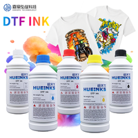 Tinta Printer DTF Putih Berkualitas Tinggi 1000ML CMYK untuk Transfer Panas Tekstil, untuk Epson I3200 I1600 Xp600 1390 4720 Tx800 Head
