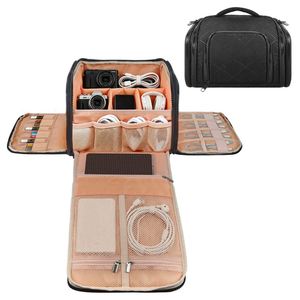 Organizador de Cables de Datos, Cargador, Banco de Energía, Bolsa de Viaje, Organizador de Accesorios Electrónicos, Bolsa de Almacenamiento - Product Image 1