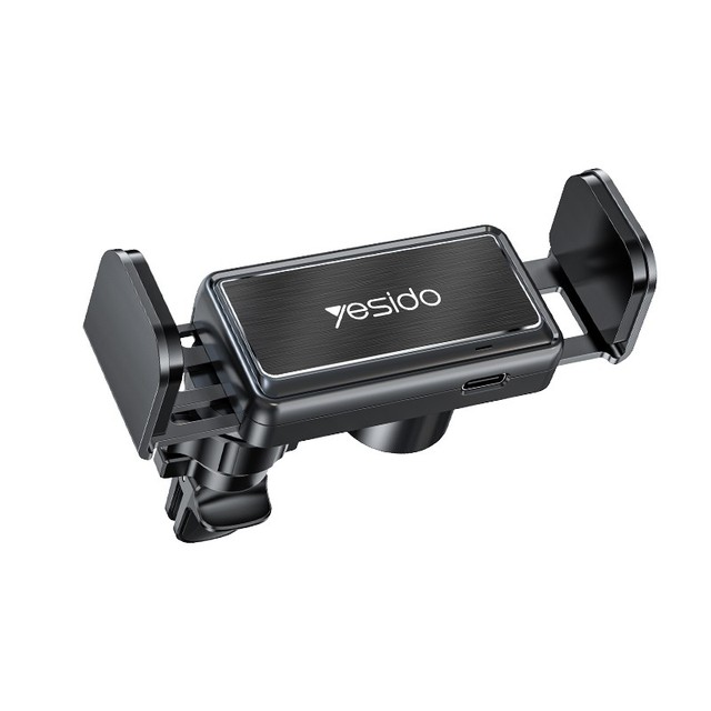 YESIDO New Design Electronic Clamp Arm Smart One Button Control for Car Mobile Phone Holder