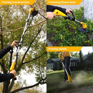 เครื่องตัดหญ้าไร้สาย 12V/เครื่องเล็มหญ้า C2 แบตเตอรี่ 2.0Ah พร้อมระบบป้อนอัตโนมัติสำหรับตัดหญ้า/เล็มขอบสนาม - Product Image 3