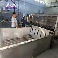 Abattoir à porcs professionnel à petite échelle automatique 10-50, équipement d'abattage avec moteur, ligne d'abattage de porcs
