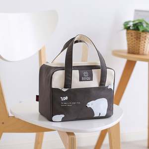 Bolsa de Almuerzo Portátil de Lona Aislante, Impermeable, Ecológica, Segura para Alimentos, con Diseño de Dibujos Animados, para Adultos, Niños y Niñas - Product Image 4