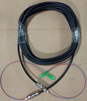 Kabel Patch serat optik dalam ruangan mode OM4 50/125um LC APC ke LC 1m 2m 5m PVC/OFNP Jumper serat optik