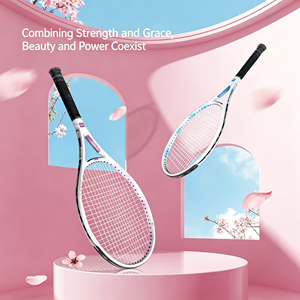 Raqueta de Tenis Profesional de Fibra de Carbono con Sistema de Control Estable y Cabeza Midplus para Jugadores de Torneos de Élite, Partidos al Aire Libre - Product Image 5