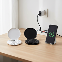 Adaptor Perjalanan Universal 60W Portabel Kabel Data Tipe-C Pengisian Cepat ABS untuk Ponsel