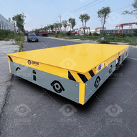 Carro de Transferencia Compacto sin Rieles de 1T, 3T, 5T, Mini Carro Plano sin Rieles a Batería para Manejo de Palés en Almacenes