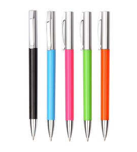 ปากกาลูกลื่นแบบหมุนพร้อมคลิปโลหะ รุ่นบางเฉียบ ของโปรโมชั่นจากโรงงานจีน - Product Image 5