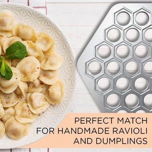 Molde para Empanadillas de Acero Inoxidable con 37 Orificios, Prensa para Hacer Pierogi, Ravioli, Pelmeni - Product Image 4