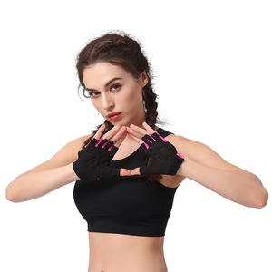 Gants de fitness Boton Rose pour femmes, demi-doigts, antidérapants, pour la gym, l'exercice, anti-transpiration, respirants, de protection, pour le cyclisme - Product Image 3