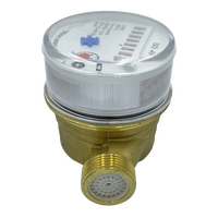 Ningshui China Supply Iso4064 Single Jet Dry Type Class B Cold/Hot Brass Water Flow Meter/Water Meter