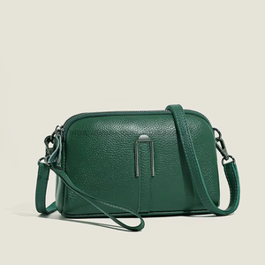 Soft PU Lady Single <b>Strap</b> Zipper Closure Water Resistant Portable <b>Shoulder</b> Crossbody Bag Women Rhombic Lattice All Tanjing - Product Image 5