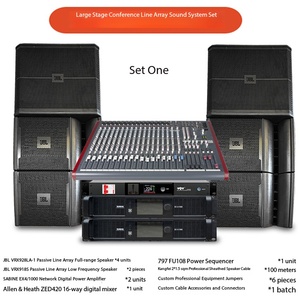 JBN VRX928LA/915S Sistema de Sonido Line Array Profesional para Conferencias y Escenarios a Gran Escala, Multifuncional, para Estudios de Grabación - Product Image 3