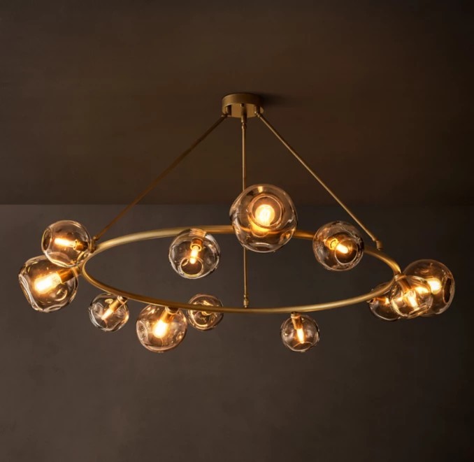 Modern Glass Ceiling Light Living Room Bedroom Light Indoor Modern Ceiling Lamp
