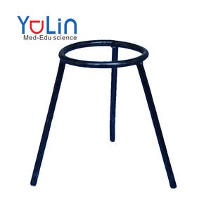 Trépied en fer pour lampe à alcool de laboratoire, matériel consommable pour les expériences de physique au collège - Product Image 1