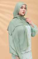 Hijab en modal pour femmes musulmanes, foulard ethnique long et sobre de couleur unie, foulard traditionnel