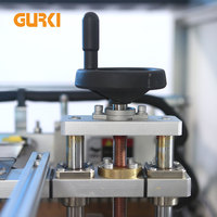 Machine d'emballage automatique électrique haute vitesse GURKI pour film rétractable POF, pour l'emballage de plateaux et de boîtes de produits alimentaires et de boissons