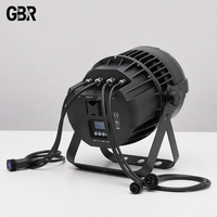 Projecteur LED Zoom Par en aluminium étanche IP65 19x10W RGBW 4-en-1 avec contrôle individuel de l'anneau DMX512 CRI80 pour éclairage de scène extérieur et mariages