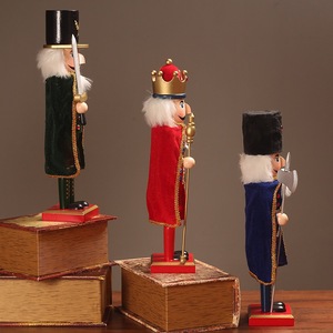 Handmade 38cm 15 Inch Wooden Ornament <b>Nutcracker</b> or <b>Christmas</b> Gifts and Decorations - Product Image 4
