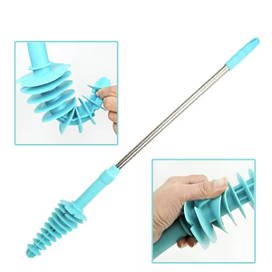 Strumento di pulizia portatile a manico lungo <span class=keywords><strong>per</strong></span> il bagno che blocca lo strumento di rimozione degli intasamenti <span class=keywords><strong>per</strong></span> dragaggio <span class=keywords><strong>per</strong></span> acqua lavello scalabile <span class=keywords><strong>per</strong></span> condutture dispositivo di draga - Product Image 3