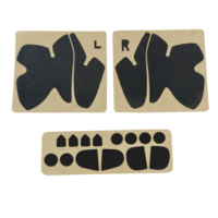 Revêtement Adhésif Anti-Dérapant de Manette pour PS5 PlayStation 5 Personnalisation Kit d'Autocollants Absorbant la Transpiration Accessoires de Jeu