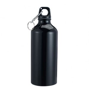 Wholesale Custom Logo 500ml Sublimation Blank Aluminum Sports Metal Water <b>Bottles</b> With Screw Lids and Carabiners - Product Image 6