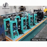Ligne de soudage laser Ushine pour tuyaux en acier industriels (50-76 mm, épaisseur 0,9-4,0 mm) certifiée CE, économie d'énergie, clé en main