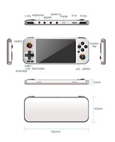 Console de jeu portable G36 4,5 pouces, prise en charge multilingue, plus de 23 simulateurs avec écran IPS